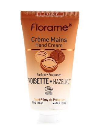 Crme mains parfum noisette